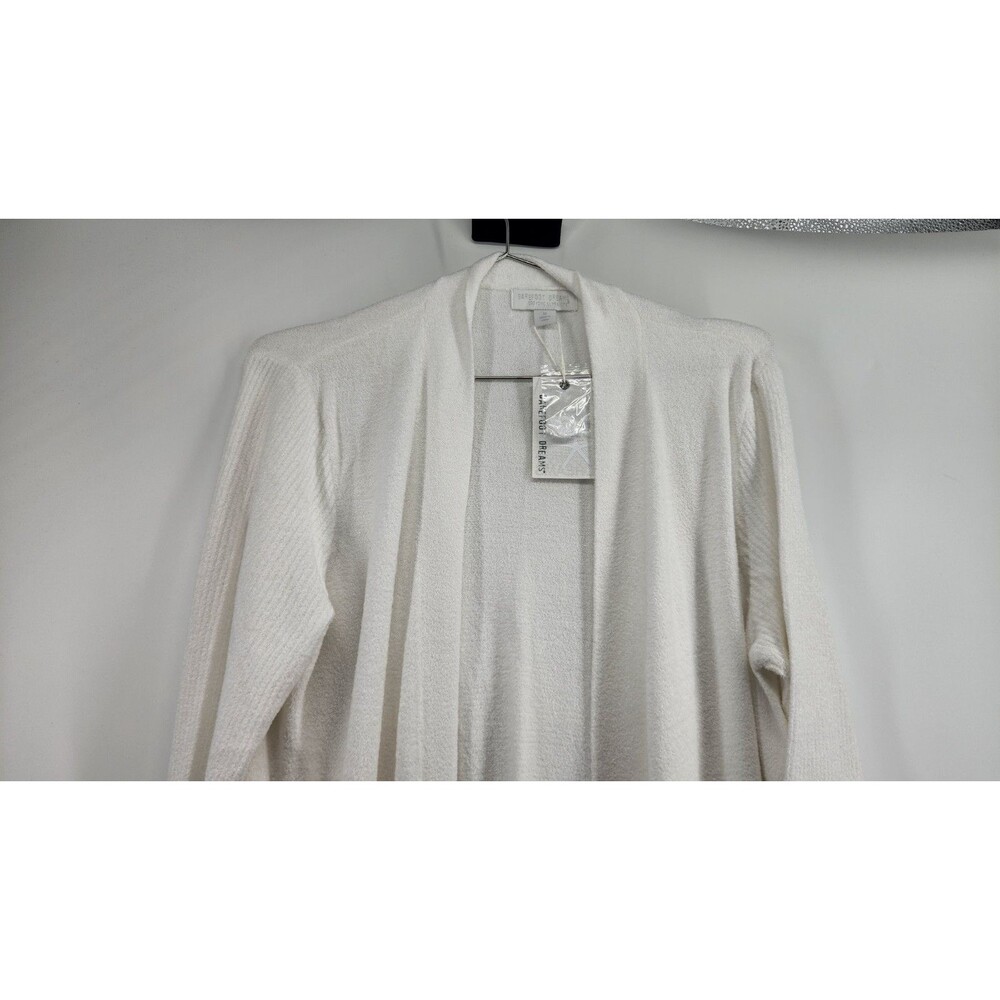 Barefoot Dreams Medium Salt CozyChic Ultra Lite Pointelle Everything Cardigan - Picture 2 of 11